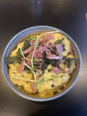 Cauliflower-Steak with Burnt Butter  at Hotel Casa in Amsterdam