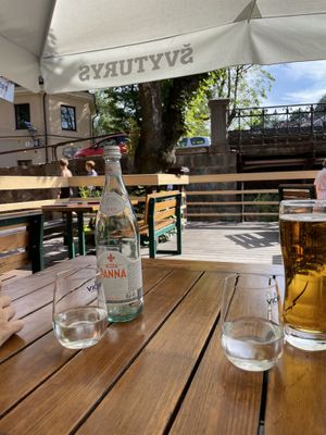   at Uzupio Kavine in Vilnius