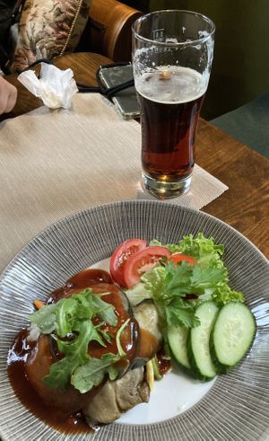 Emir Dream a cwrw tywyll  at Uzupio Kavine in Vilnius