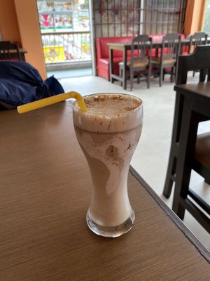 Lassi at  Aniyor Vegetarian in Pokhara