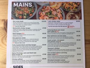 Mains at Harbour Inn in Solva