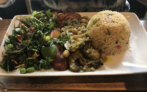 Chickpea curry at TRIBE in South West London