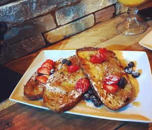 French toast  at TRIBE in South West London