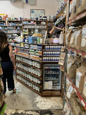 Supplements at Santos Health Foods & Cafe in Byron Bay