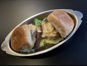 Impossible vegan burger   at Laika Dog in Detroit