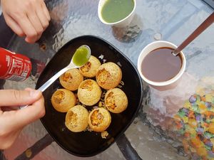 Pani puri at Art of Spices - Rådmansgatan in Malmo