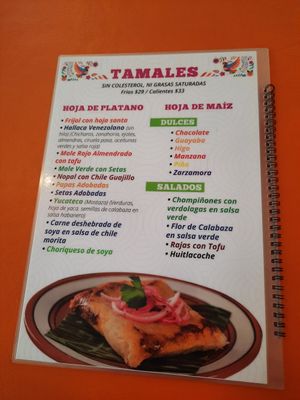 Menu 3 at Veggicano Plant Based in Mexico City