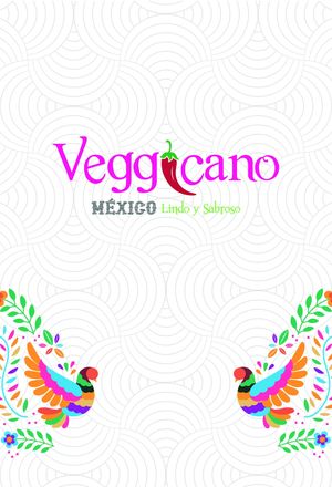 Menu at Veggicano Plant Based in Mexico City