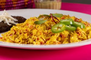 Tofu like Mexican egg style at Veggicano Plant Based in Mexico City