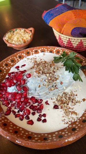 Chile en nogada   at Veggicano Plant Based in Mexico City