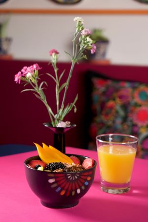 bolw de frutas at Veggicano Plant Based in Mexico City