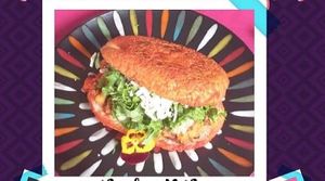 Pambazo at Veggicano Plant Based in Mexico City