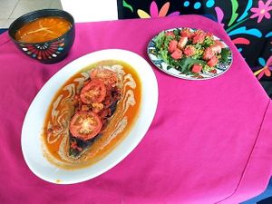 Huarache Veggicano at Veggicano Plant Based in Mexico City