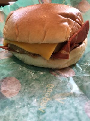 Cheese burger with Bacon at Vedang - green burger | Alexa in Berlin