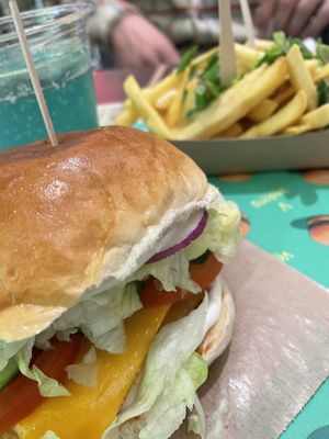 Chick Burger  at Vedang - green burger | Alexa in Berlin