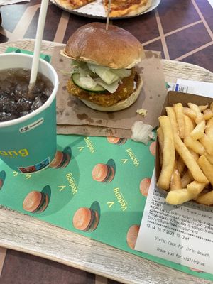   at Vedang - green burger | Alexa in Berlin