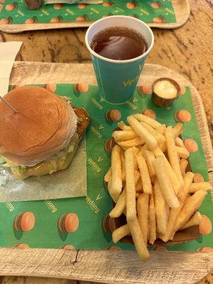   at Vedang - green burger | Alexa in Berlin