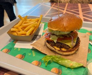 Beyond meat burger  at Vedang - green burger | Alexa in Berlin