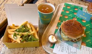   at Vedang - green burger | Alexa in Berlin