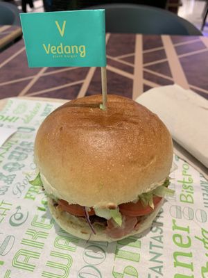 Beyond meat burger. at Vedang - green burger | Alexa in Berlin