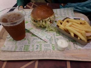 Great food! at Vedang - green burger | Alexa in Berlin