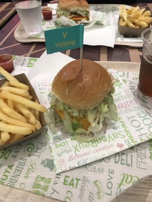 Cheeseburger menu  at Vedang - green burger | Alexa in Berlin