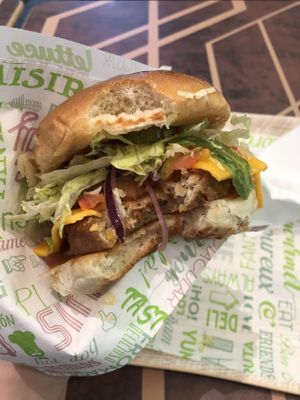 Chili cheese burger at Vedang - green burger | Alexa in Berlin