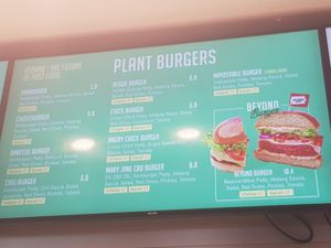 Burger menu 12082020 at Vedang - green burger | Alexa in Berlin