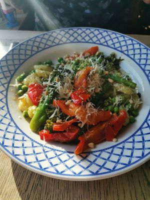 Vegan gnocchi at The Osborne View in Fareham