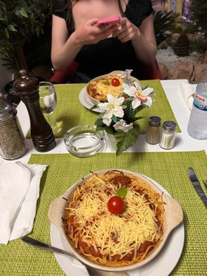 Vegan lasagna  at Senhor Frog's in Albufeira