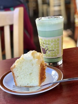 . at Cafe Leila in Berkeley