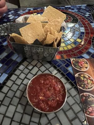Chips and salsa  at Pepe's Cantina in Winter Park