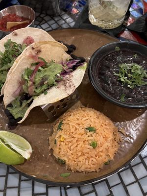 Vegan tacos  at Pepe's Cantina in Winter Park