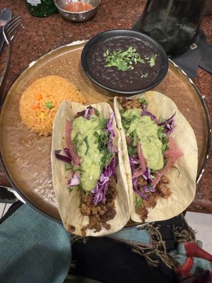 Beyond beef tacos  #Veganuary at Pepe's Cantina in Winter Park