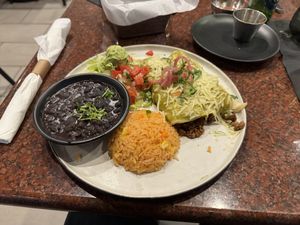 Beyond beef enchiladas #Veganuary at Pepe's Cantina in Winter Park