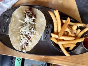 Kids vegan Beyond Taco   at Pepe's Cantina in Winter Park