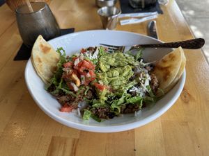 Vegan bowl  at Pepe's Cantina in Winter Park
