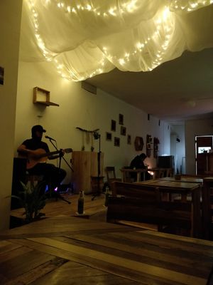 Concert on Saturday nigut at Roots in Jardin