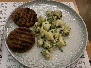 Vegan burgers, €11  at Moma in Athens