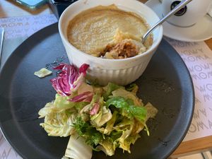 Mousaka  at Moma in Athens