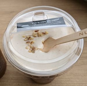 Mocha on ice with nut cream. at NUTTEA Fitzroy in Fitzroy