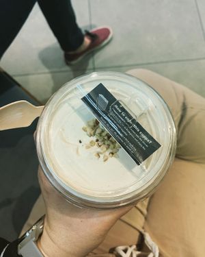 Black tea with cream  at NUTTEA Fitzroy in Fitzroy