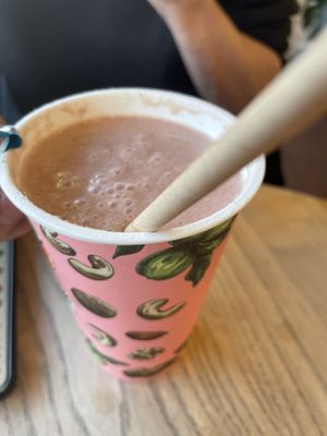 Strawberry smoothie  at NUTTEA Fitzroy in Fitzroy