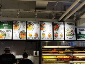 Menu at Califorks in Beijing