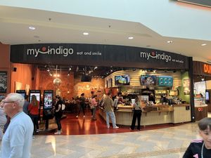 Located in a shopping mall  at my indigo in Pasching