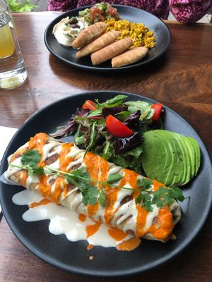 Breakfast burrito at Petisco Vegano in New York City