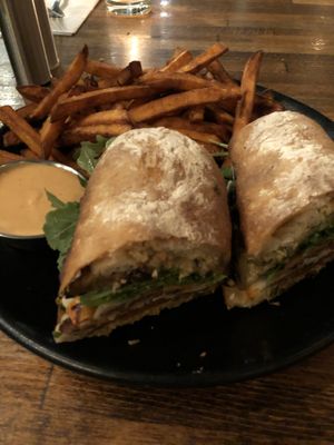 Super sandwich at Petisco Vegano in New York City
