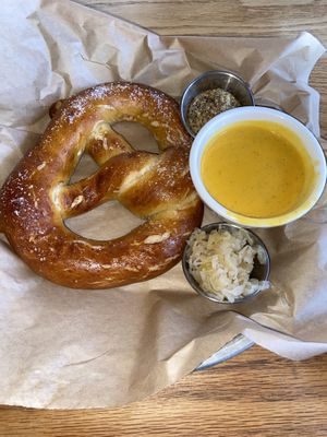 Pretzel at Watercourse Foods in Denver