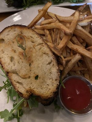 Chik’n and prosciutto sandwich at Watercourse Foods in Denver