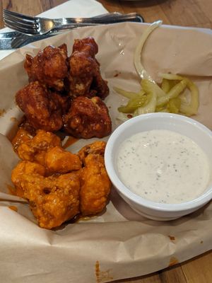 Bbq/Buffalo Wings at Watercourse Foods in Denver